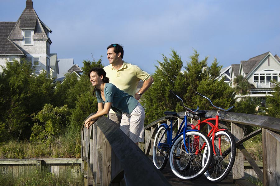The Bald Head Island lifestyle is slower and more relaxed.