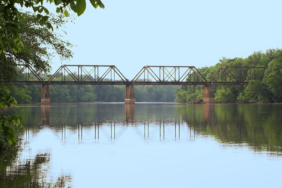 The Cape Fear River offers miles of open water for fishing, boating and sightseeing.
