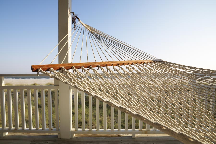 Wilmington's warm climate make the hammock a necessity for all residents. 