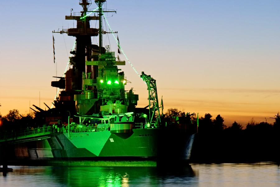The Battleship North Carolina is a Wilmington attraction that draws thousands of visitors each year. 